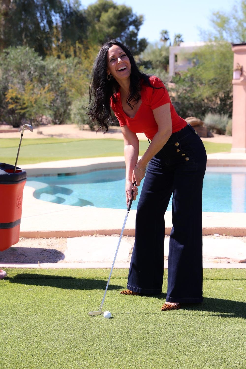 Destyn Moreno enjoying golf in Arizona