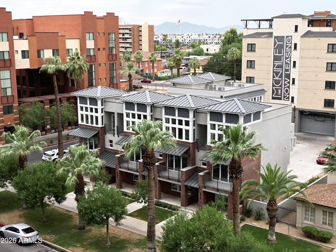 Aerial view of The Painter's Residence at 810 N 2nd Avenue, Phoenix